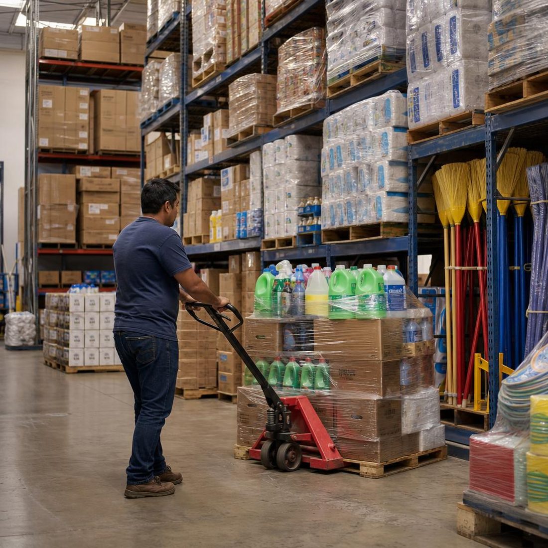 Almacén de producto de Llantas del Camino en México